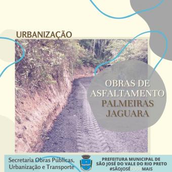 Urbanização - Estrada Jaguara - Palmeiras 