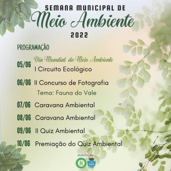 SEMANA MUNICIPAL DE MEIO AMBIENTE 2022