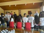 ALUNOS DA REDE MUNICIPAL VISITAM O GABINETE DO PREFEITO