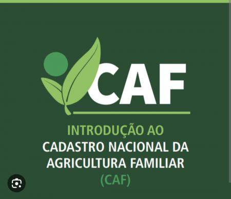CAF - CADASTRO DA AGRICULTURA FAMILIAR
