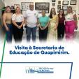 Visita à secretaria de Educação de Guapimirim.